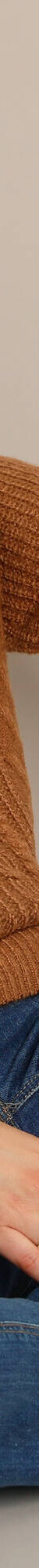 Pull col montant, maille anglaise toucher doux (noisette) Pull col montant, maille anglaise toucher doux (noisette)